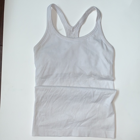 LULULEMON EBB TO STREET RIBBED TANK TOP - SIZE 6 - Picture 2 of 6